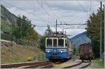 The SSIF Ferrovia Vigezzina ABe 6/6 35  Verbano  in Malesco.
05.09.2016