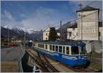 The SSIF ABe 8/8 23 Ossola is on the way from Locarno to Domodossola and is leaving Trontano.