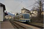 With the new timetables (from the 11.12.16) the fast service D 41 from Domodossola to Locarno runs now evry days all year. Here is the FART ABe 4/6 54 by his short stop in Trontano.
01.03.2017
