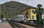 The SSIF ABe 4/6 62 from Domodossola to Locarno by his stop in Intagna.