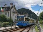 The SSIF ABe 8/8 N° 22 is leaving at the Malesco Station.

05.09.2016