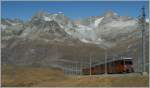 A GGB Train near the Gornergrat.