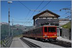 Jungfraubahn Bhe 4/8 on the Eigergletscher Station.
08.08.2016