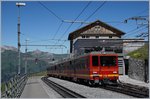 Jungfraubahn Bhe 4/8 on the Eigergletscher Station.