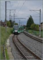 LEB local train in Romanel sur Lausanne.
25.04.2014