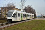 RBe 4/8 46 porte la publicité *Romande Energie*
Ici à Romanel-sur-Lausanne
Prise le 15 mars 2016

RBe 4/8 46 carries the advertising * Romande Energie *
Here in Romanel-sur-Lausanne
Taken on March 15, 2016 