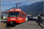 A M-C local train in Martigny. 
03.10.2014