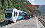 The new TMR/SNCF railcars Beh 4/8 Z 838 are slowly entering service: the TMR SNCF Beh 4/8 893 (90 85 838 893-0) 'Le Trient' has come as an extra train to Le Châtelard Frontière and will return as an empty stock train to Vernayaz. July 11, 2026