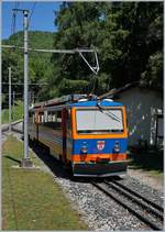 The MG Monte Generoso Bhe 4/8 13 at the S.Nicolao station.
21.05.2017