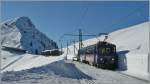 A Rochers de Naye train between Jaman and the summit.