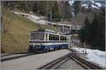 The Rochers de Naye Beh 4/8 301 in Caux.
10.03.2015