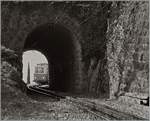 The Rochers de Naye train is comming. 
Near Montreux, 26.03.2012