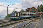 The Rochers de Naye Bhe 4/8 301 in Glion.