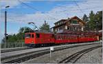 The Belle Epoque train by hs stop in Glion.