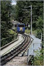 Two Rochers de Naye Beh 4/8 one on the way to Montreux by Le Tremblex. 

07.08.2016