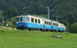 ABDe 8/8 with a local train to Montreux by Les Avants. 
14.08.2009