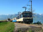 GDe 4/4 (Class 6000) with the Golden Pass Classic on the way to Zweisimmen Chtelard (VD).