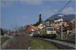 A MOB GDe 4/4 with Goldenpass Classic Express near Plancahamp.