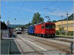 MVR HGem 2/2 2501 and MOB Gem 2/2 2502 in Blonay. 17.08.2016