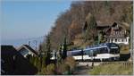 MOB Alpina wiht the local tain 2224 from Montreux to Zweisimmen by Chernex.