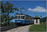 The MOB ABDe 8/8 4004 Fribourg by his short stop in Chatelard VD.
30.06.2017