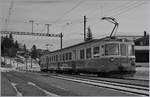 The MOB ABDe 8/8 4002  VAUD  by his stop in Schönried.