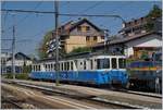 The MOB ABDe 8/8 4004 Fribourg in Chernex.
21.08.2018