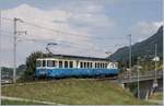 The MOB ABDe 8/8 4004 FRIBOURG on the way to Planchamp by the Châtelard VD Station.