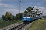 The MOB ABDe 8/8 4004 FRIBOURG in Châtelard VD.
08.08.2018