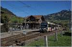 The  Monarch , created by Sarah Morris on the way to Rougemont by his stop in Saanen.
