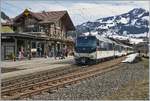 The MOB Ge 4/4 8001 in Saanen. 

02.04.2018