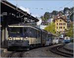 The MOB GDe 6004  Interlaken  with MOB Panoramic Express in Montreux.