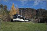 The Alpina ABe 4/4 9003 witht a local service from Zweisimmen to Montreux by Les Avants.