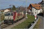 The MOB GDe 4/4 6006  Aigle les Murailles  with a Panoraqmic Express by Planchamp on the way to Montreux.

23.11.2020