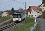 The MOB Be 4/4 1006 (ex Bippperlisi) on the way from Fontanivent to Montreux by Planchamp.