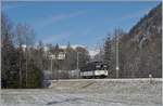 The MOB Be 4/4 1007 (ex Bipperlisi) on the way to Zweisimmen between Stöckli and Blanckenburg. 

03.12.2020