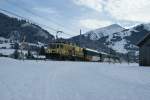 GDe 4/4 with Panoramic Express by Gstaad