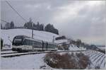 The CEV MVR ABeh 2/6 7501 on the way to Les Avants by Planchamp.