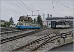 The MOB ABDe 8/8 4002 VAUD in Chernex. This was one of the last run for this train. 

04.10.2019