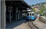 A MOB ABDe 8/8 (Serie 4000) is waiting for his departure in Montreux. 

21.08.2018