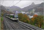 You can also take photos in bad weather, here are four examples of bad weather photos at the MOB: The MOB ABe 4/4 9303  Alpina  wiht his local train from Zweisimmen to Montreux in Sendy Sollard. 

23.10.2020