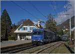 The MOB Ge 4/4 8001 wiht his GoldenPass Expresss GPX 4074 form Montreux to Interlaken Ost in Fontanivent. In the background is parking the MOB GDe 4/4 6002.

13.02.2024