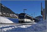 The MOB ABe 4/4 9304  Alpina  with local service from Zweisimmen to Motreux ijn Rougemont. 

11.01.2021