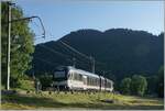 The CEV MVR ABeh 2/6 7501 is on the way as R 34 2308 from Montreux to Les Avants and reaches its destination in a few moments.