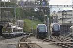 While the MOB GoldenPass Express GPX 4068 leaves Montreux in the picture on the right, another one is ready on the left in the picture.
