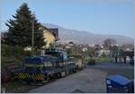 the MOB Gm 4/4 2003 in the old St-Légier Station.