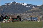 The MOB Ge 4/4 8001 is at Gstaad with a GoldenPass Express route to Montreux.

November 30, 2024