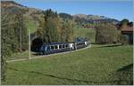 The MOB/BLS GoldenPass Express GPX 4065 is between Schönried on the Interlaken Ost to Montreux route.
October 13, 2025 The MOB/BLS GoldenPass Express GPX 4065 is between Schönried on the Interlaken Ost to Montreux route.
October 13, 2025