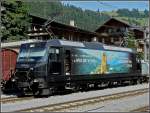 MOB Ge 4/4 locomotive pictured at Zweisimmen on July 31st, 2008.