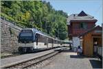 The MOB Be 4/4 9201 (and another Alpina railcar at the rear of the train) reach Chamby station with their regional train from Montreux to Zweisimmen. The train offers a comfort that is no longer a given today: The car at the front of the train has windows that can be opened.

May 24, 2026